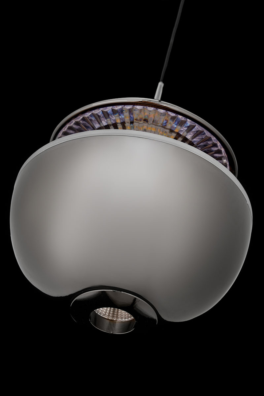 Подвесной светильник jelly le7711/1sv black chrome