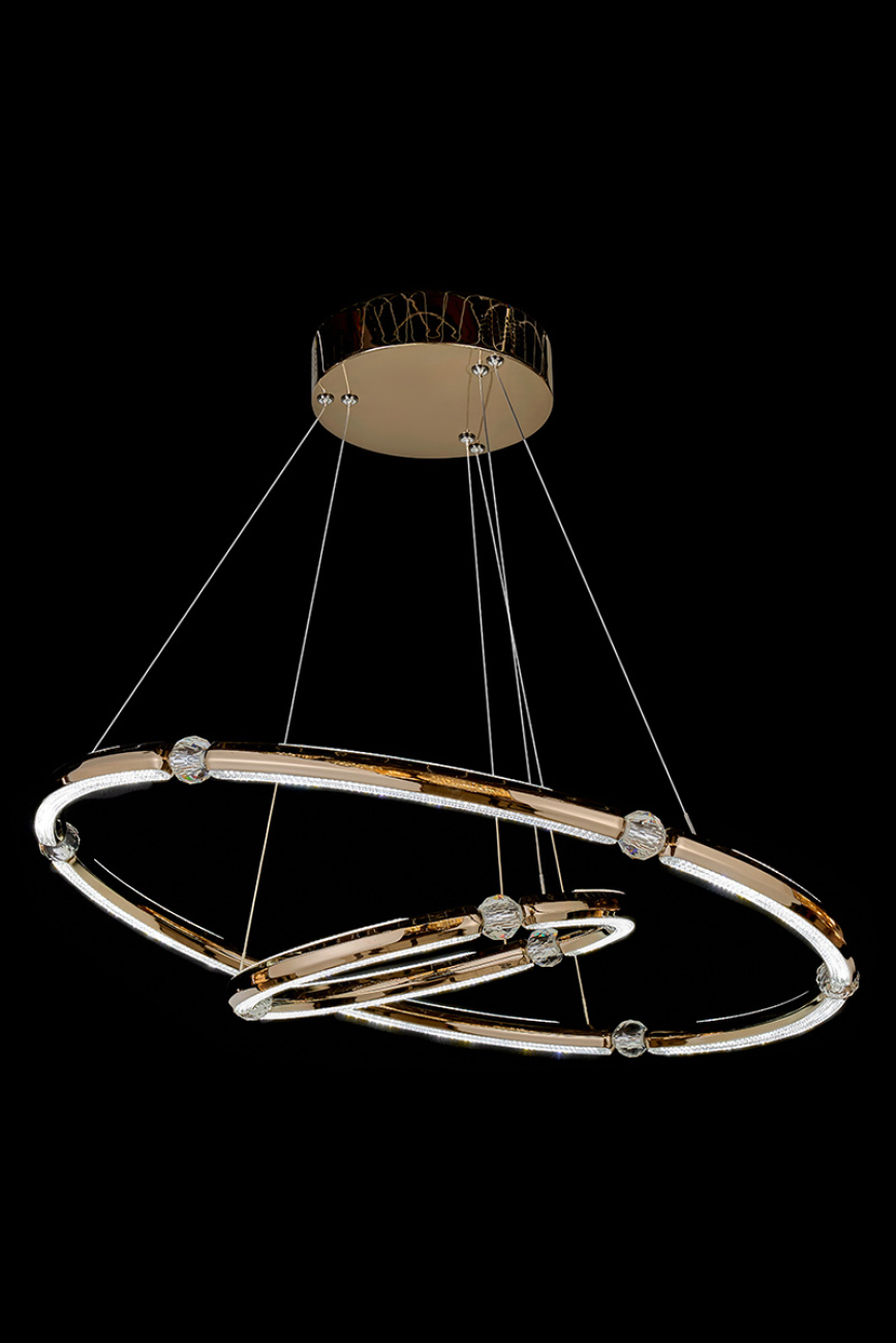 Подвесная люстра ani le7710/800-2k black/chrome