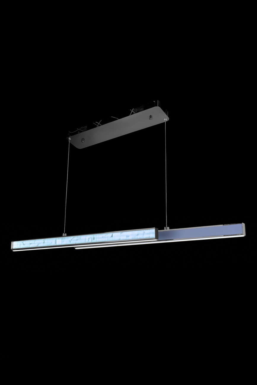 Подвесная люстра christine le7702/1200l black chrome