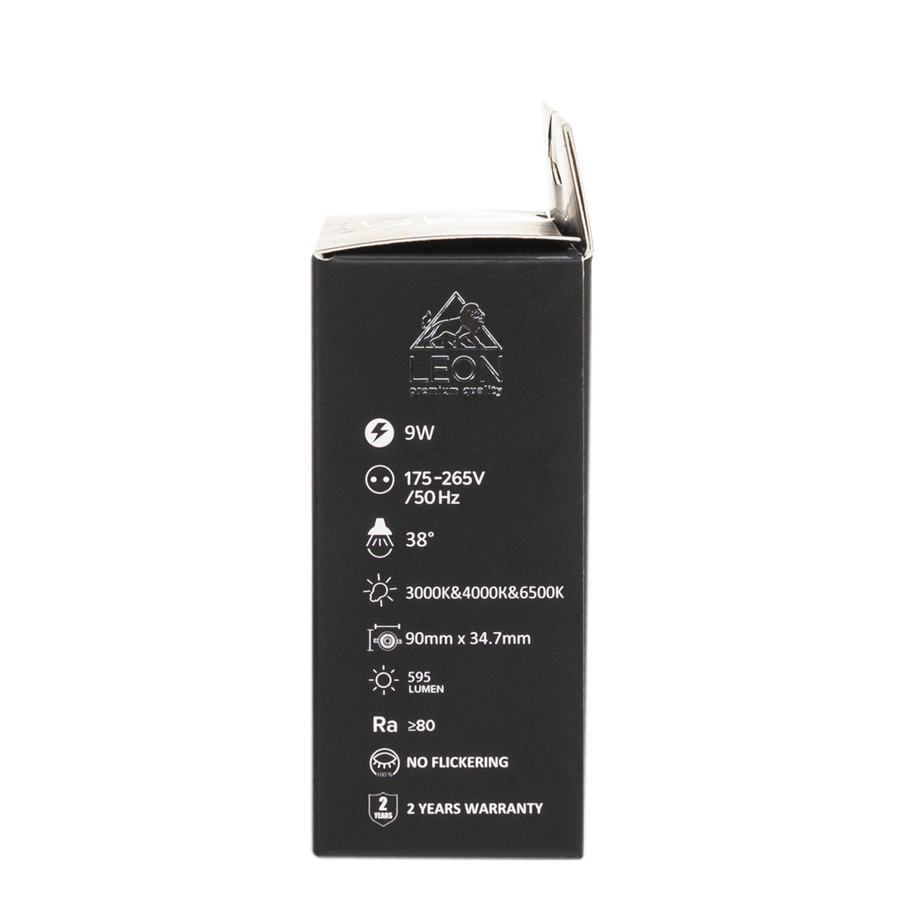 Точечный светильник leon le-spr-bl-9w 3000k & 4000к & 6500k