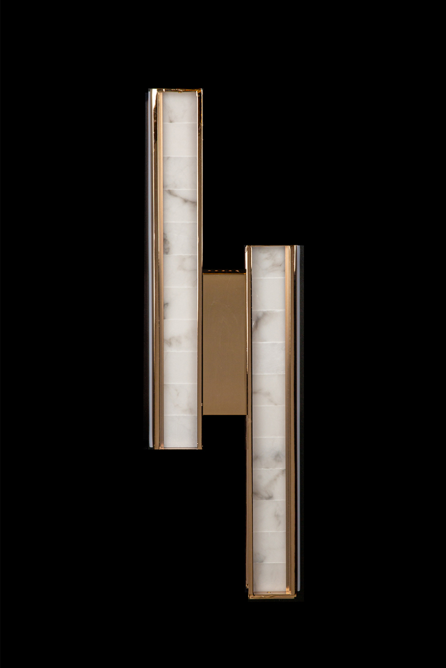 Бра christine le7702/2w gold