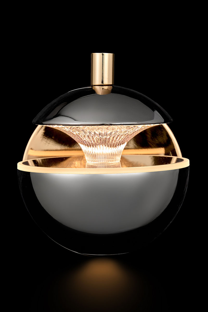 Бра jelly le7711/1w gold/black chrome