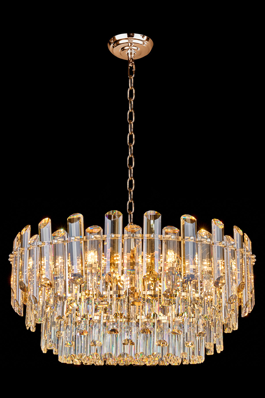 Подвесная люстра jacqueline le7161/600 gd/sh