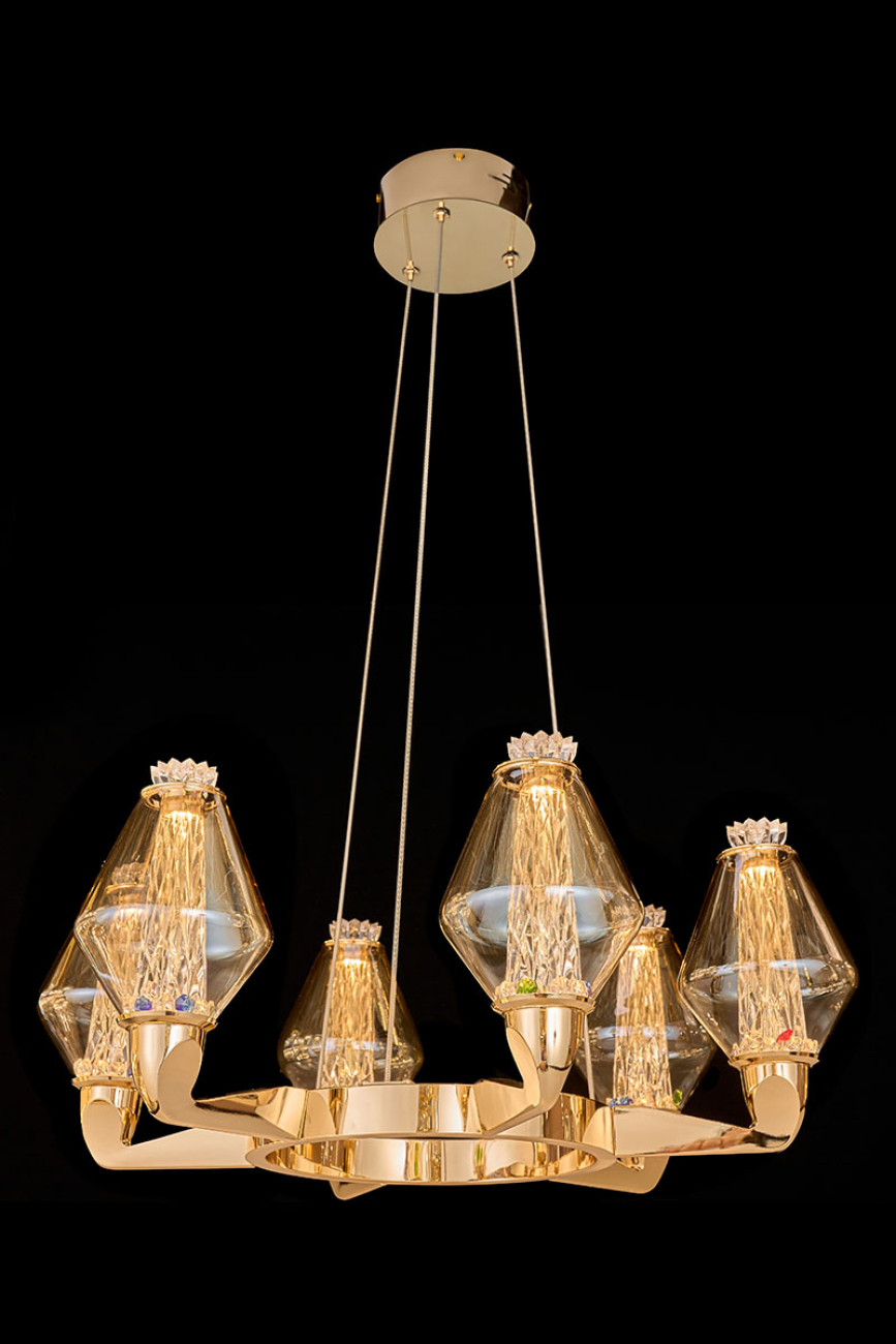 Подвесная люстра camille le3056/650 gd