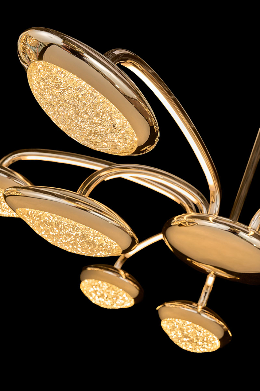 Подвесная люстра stacy le7902/6+3 gold