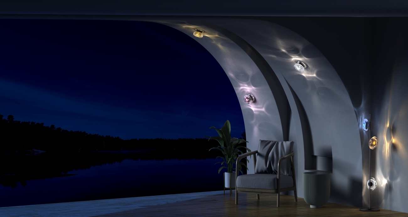 Бра magic le3020/1w rd