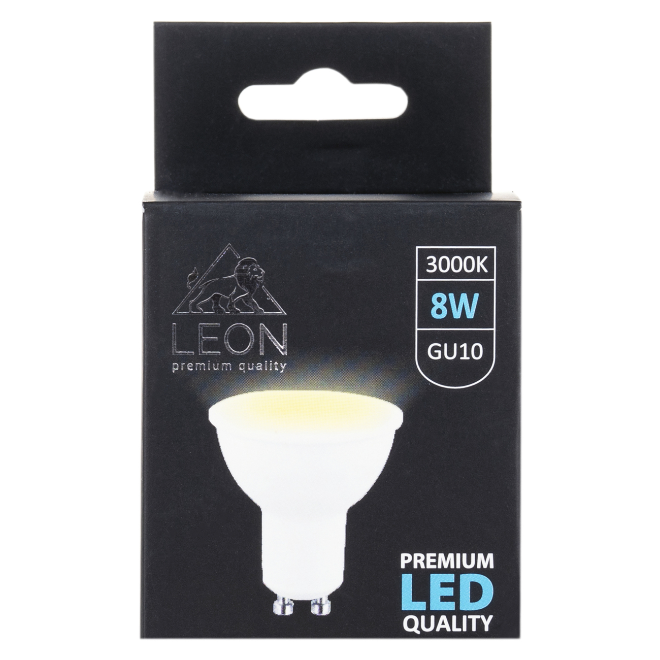 Светодиодная лампа leon le-gu10-8w-3000k