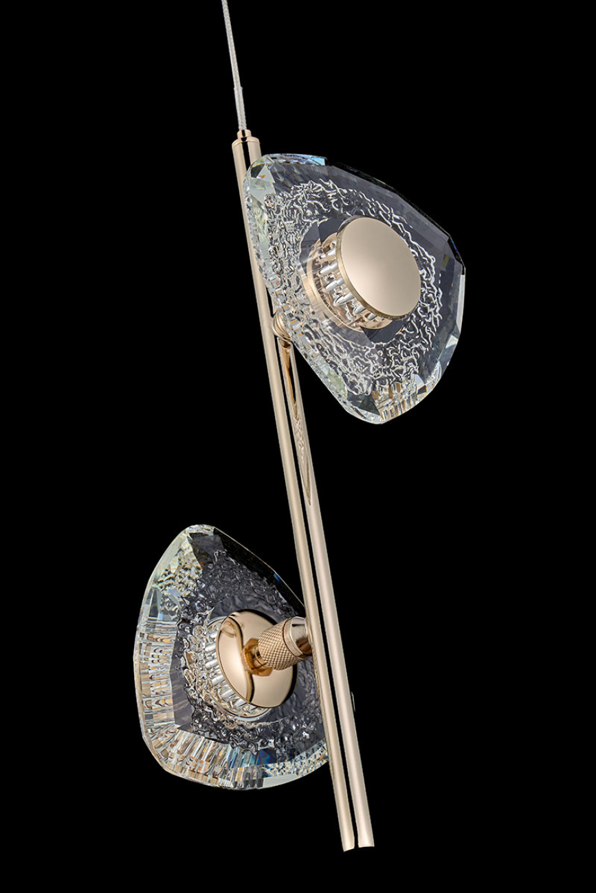 Подвесной светильник iris le7913/2s gold