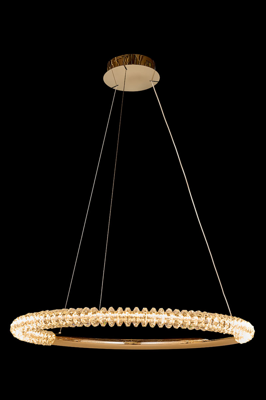 Подвесная люстра tesla le3064/800 gd