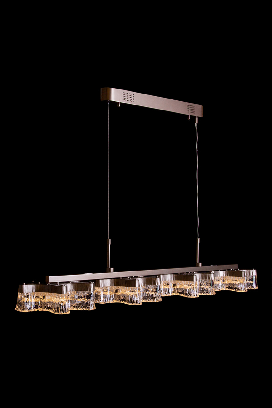 Подвесная люстра recif le7724/1220l grey