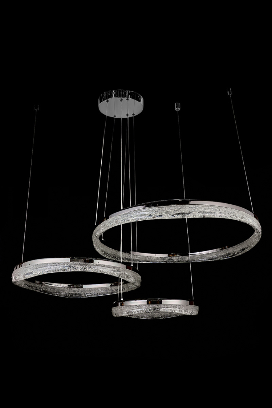 Подвесная люстра celeste le7768/800-3f black chrome