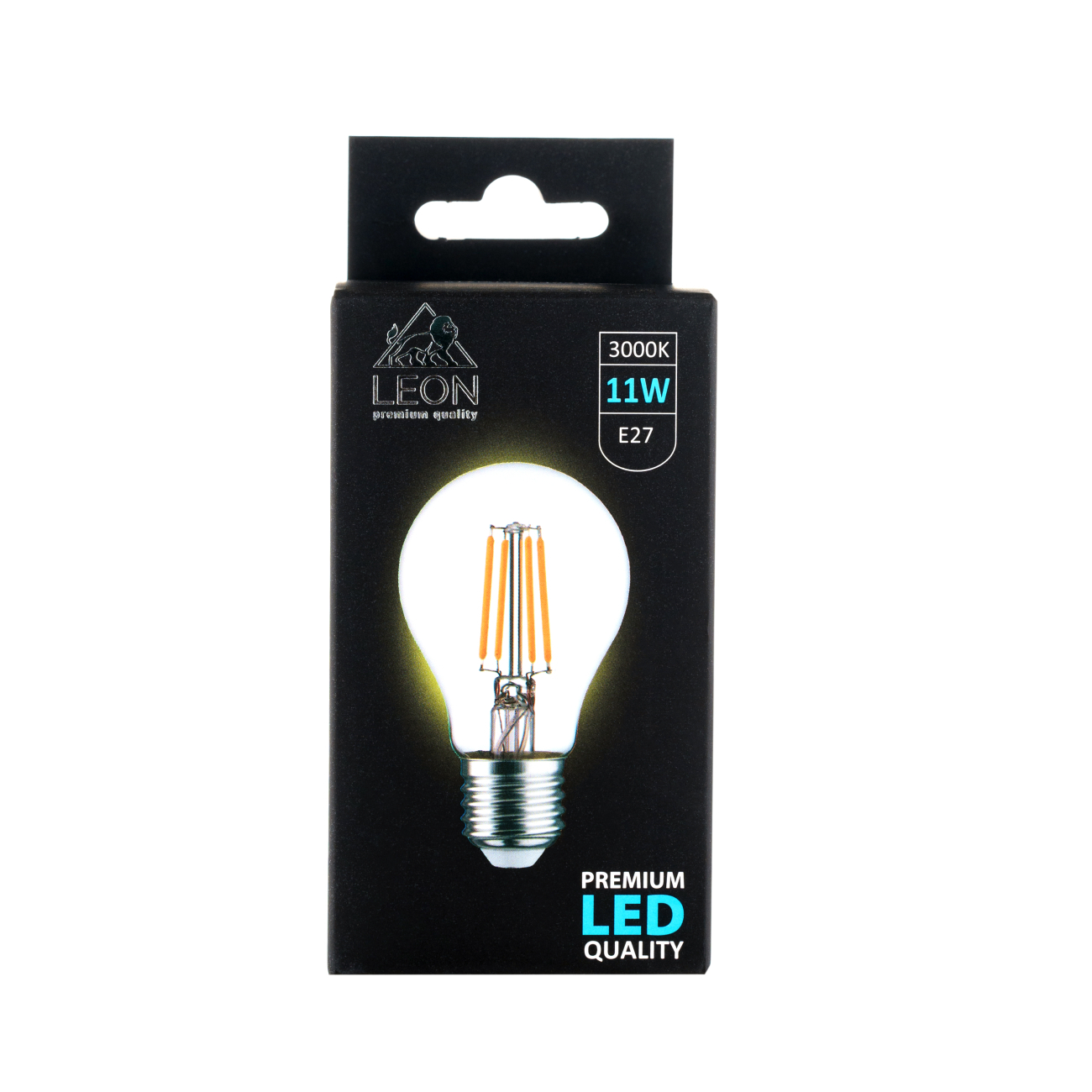 Светодиодная лампа leon le-a60-11w-3000k-e27/cl