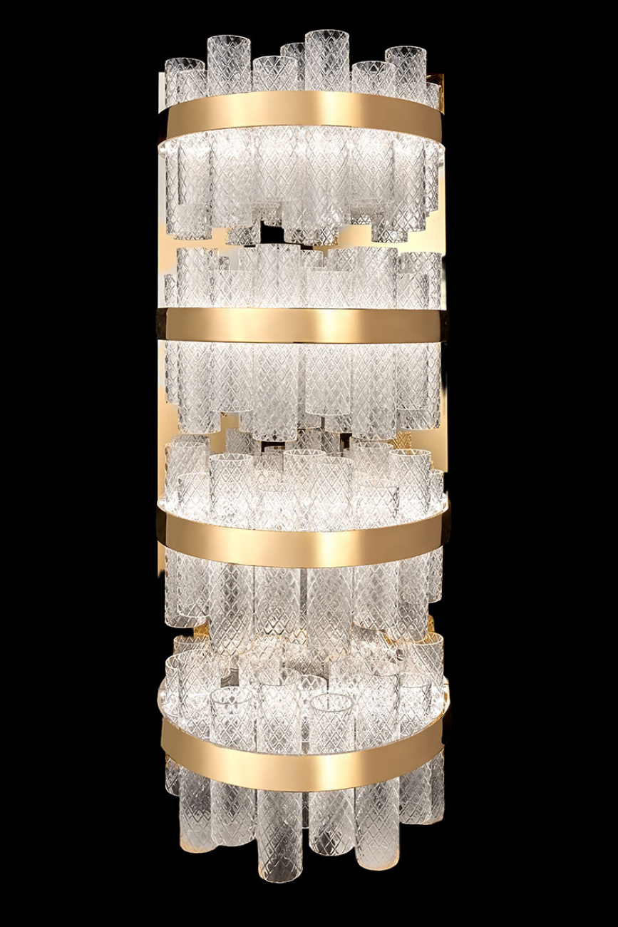 Бра luna le7727/4w gold