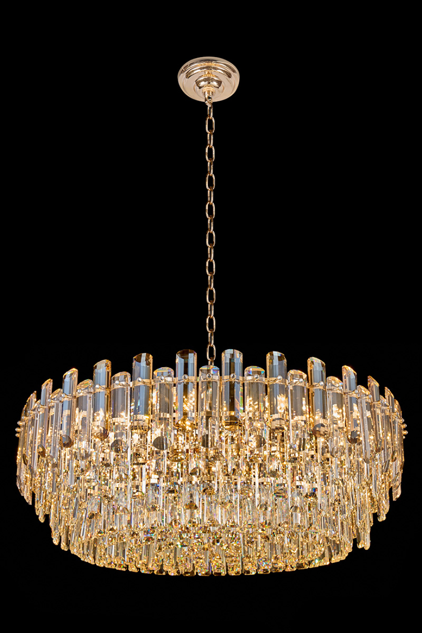 Подвесная люстра jacqueline le7161/800 gd/sh