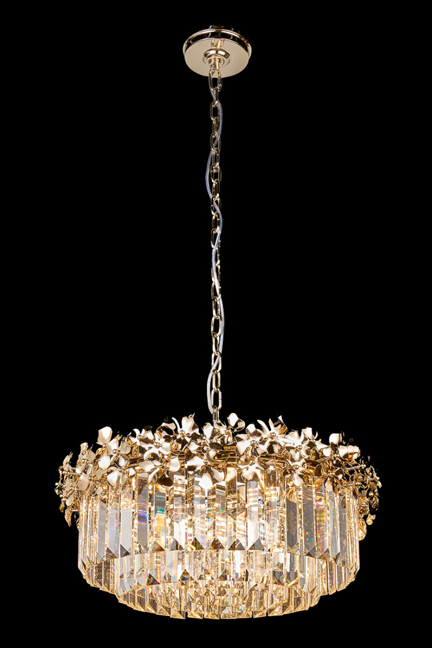 Подвесная люстра zara le3060/600 gd