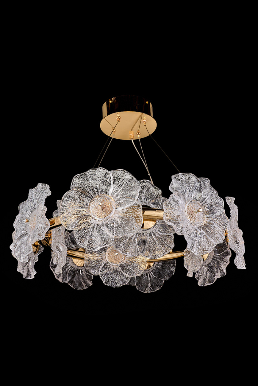 Подвесная люстра violetta le3018/600 gd