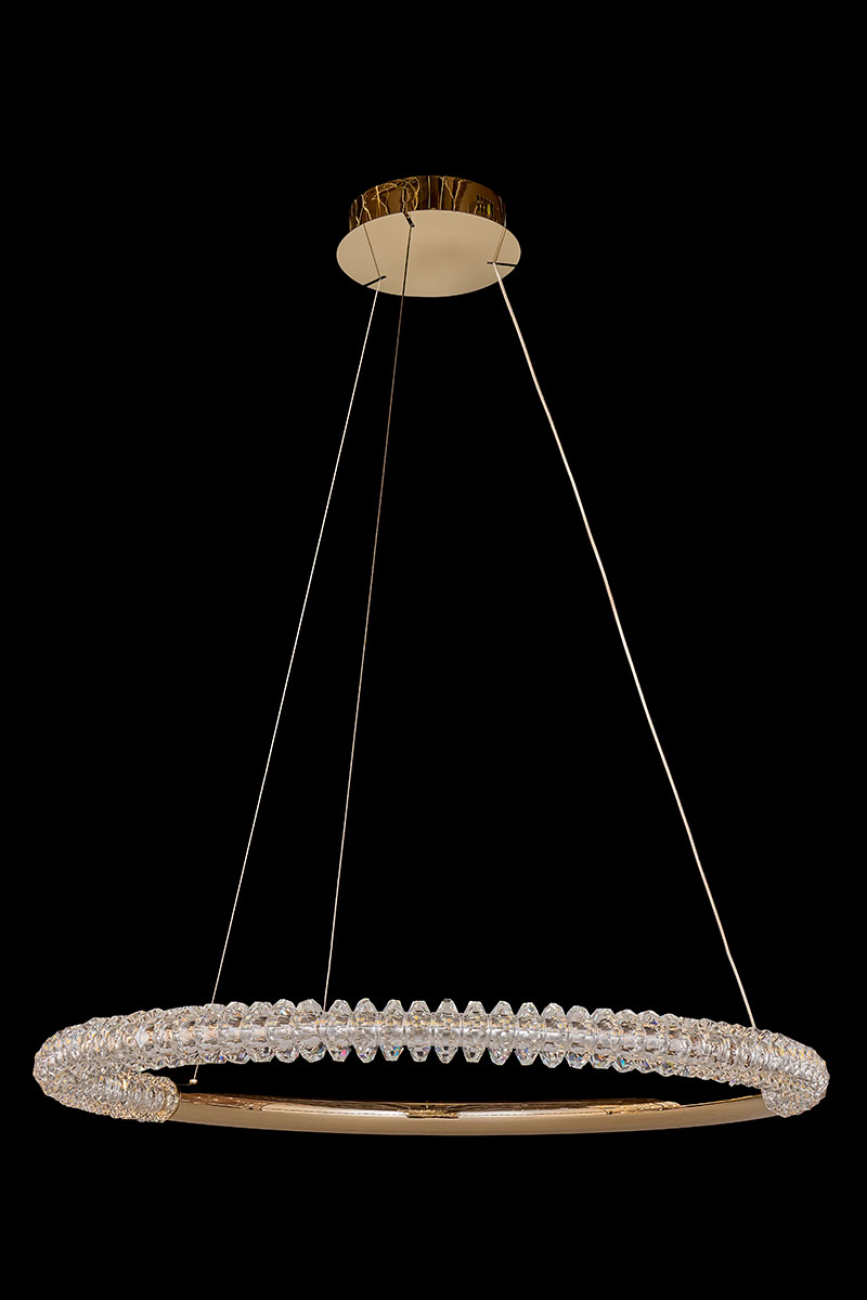 Подвесная люстра tesla le3064/800 gd