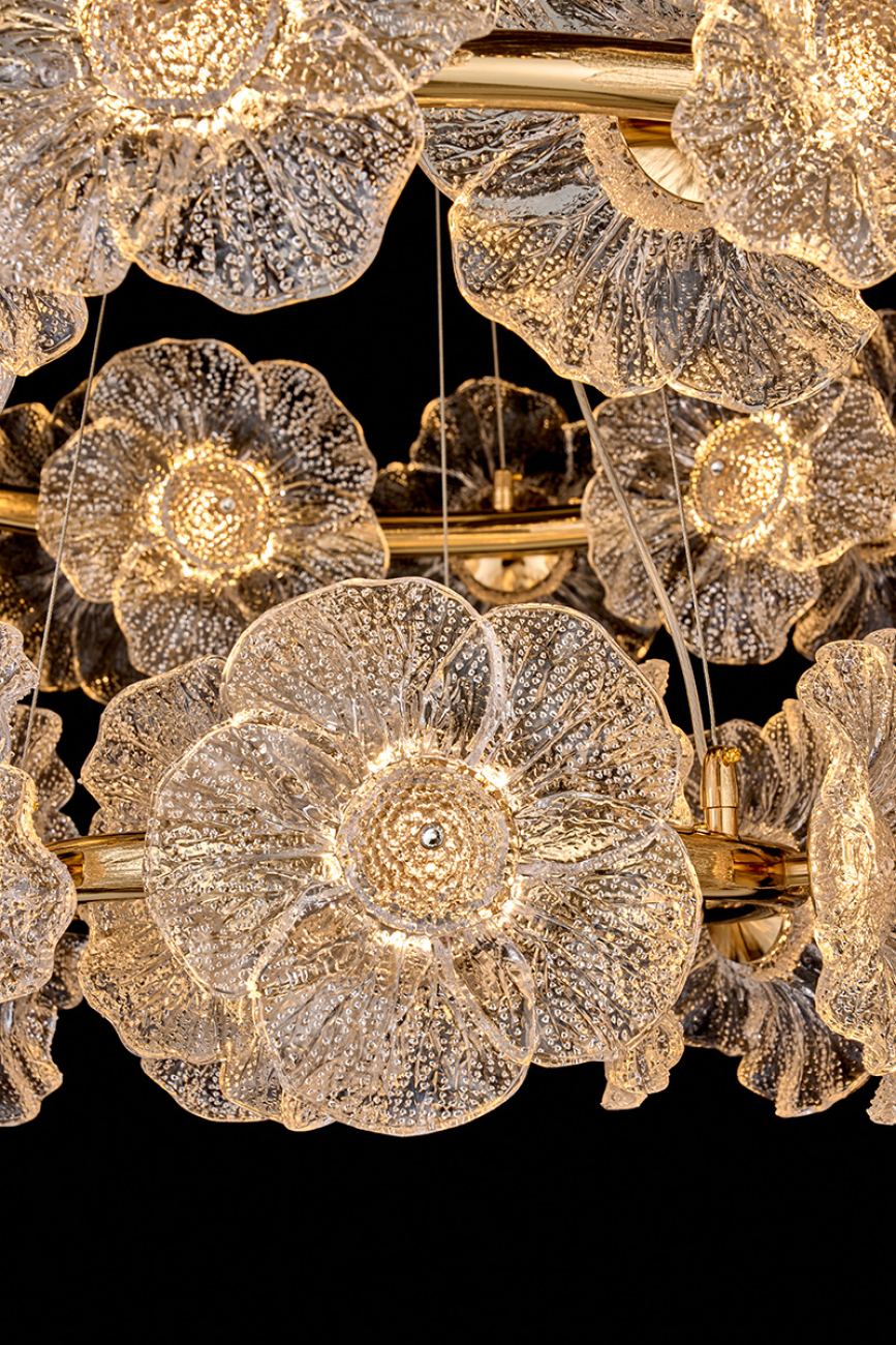 Подвесная люстра violetta le3018/800-2k gd