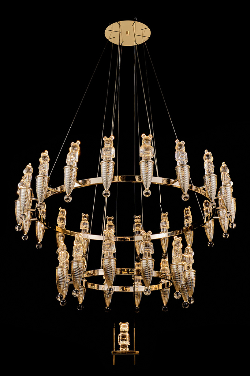 Подвесная люстра joli le3024/1050+650 gd