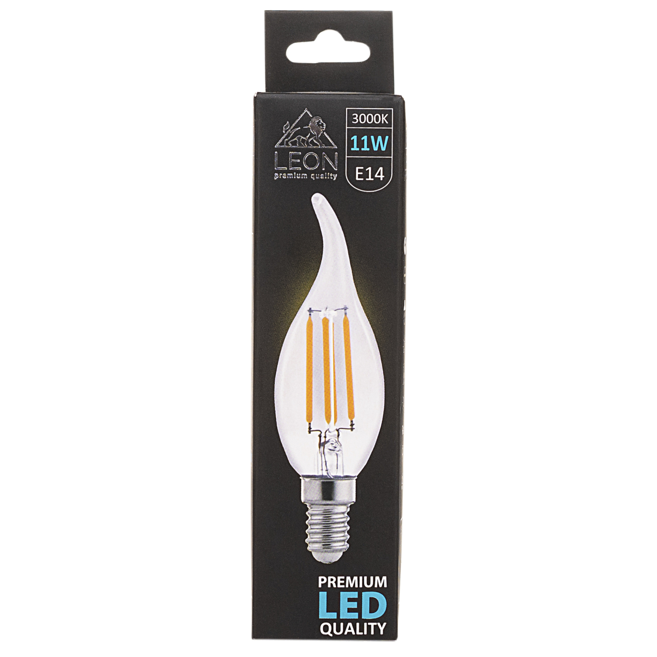 Светодиодная лампа leon le-cw35-11w-3000k-e14/cl