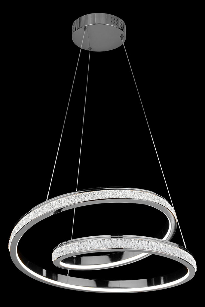 Подвесная люстра aida le7707/600z black chrome