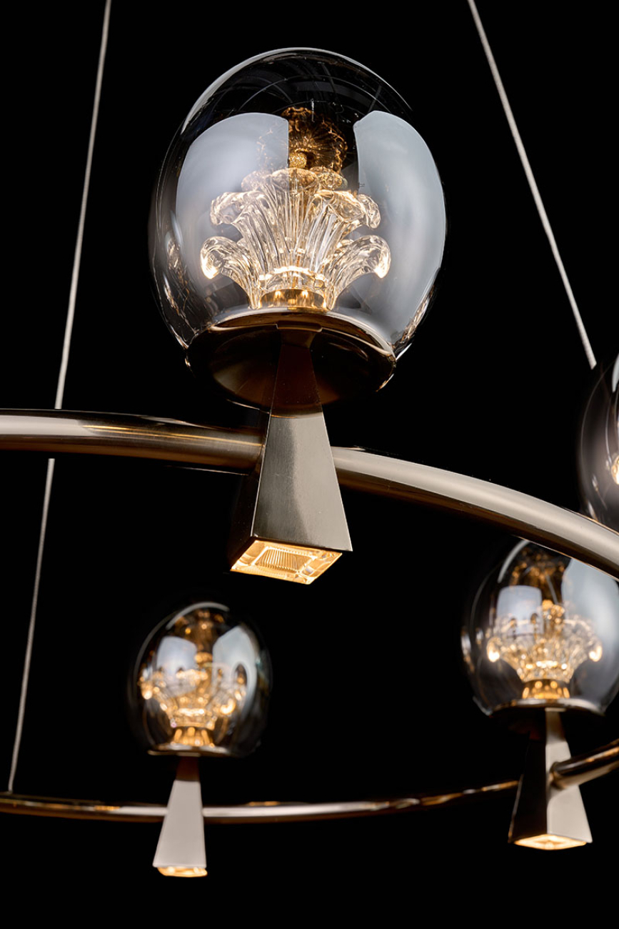 Подвесная люстра nancy le3053/820 gd