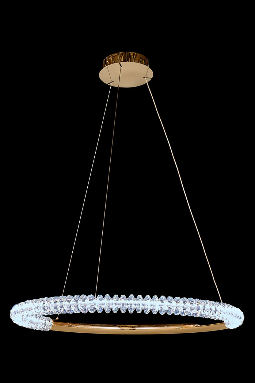 Подвесная люстра tesla le3064/800 gd