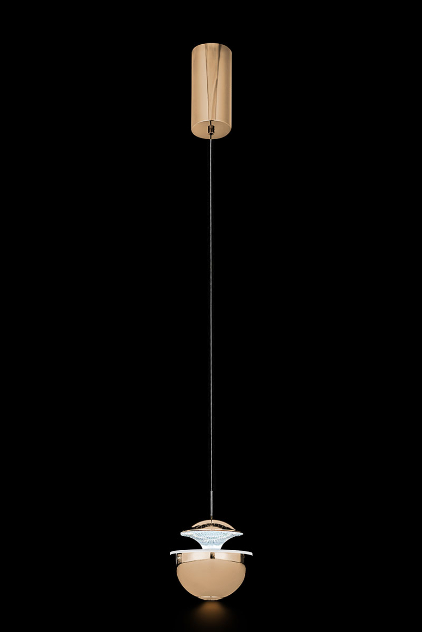 Подвесной светильник jelly le7711/1sv gold