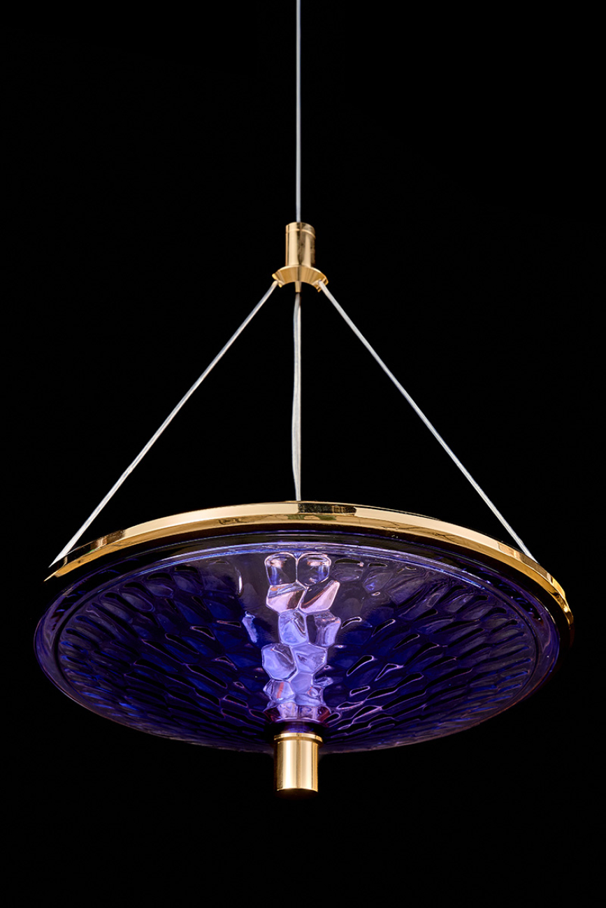 Подвесной светильник chantale le3027/1s gd/bl