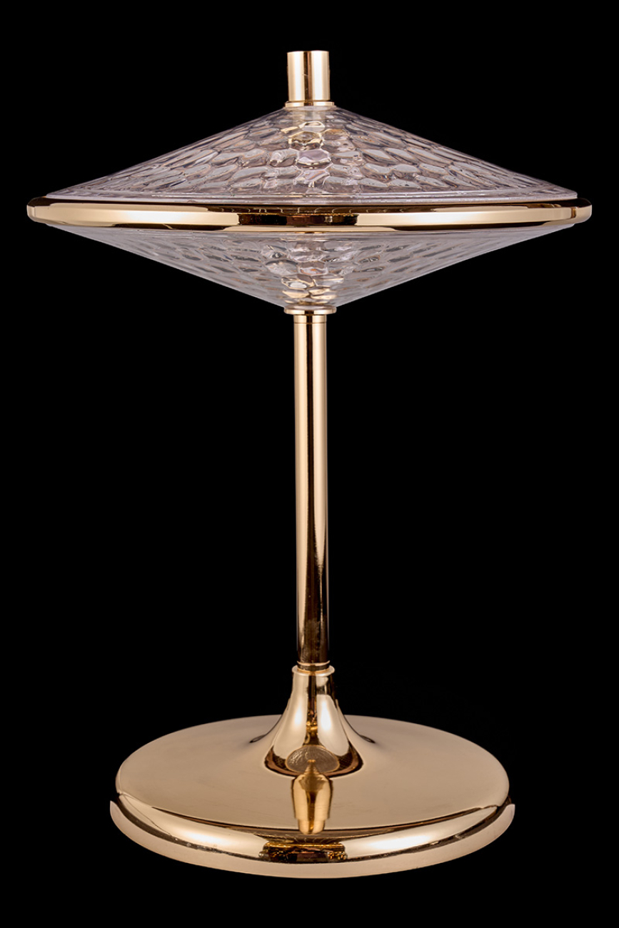 Настольная лампа chantale le3027/1t gd/tr