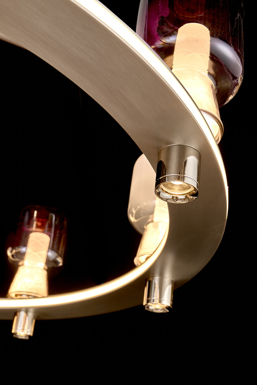 Подвесная люстра marie le7719/8 nickel