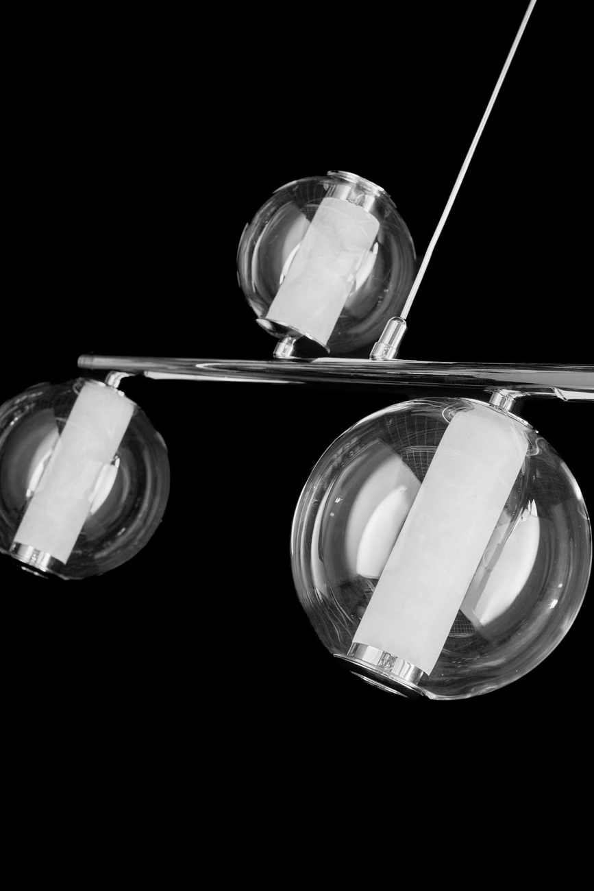 Подвесная люстра aurore le7703/5l chrome