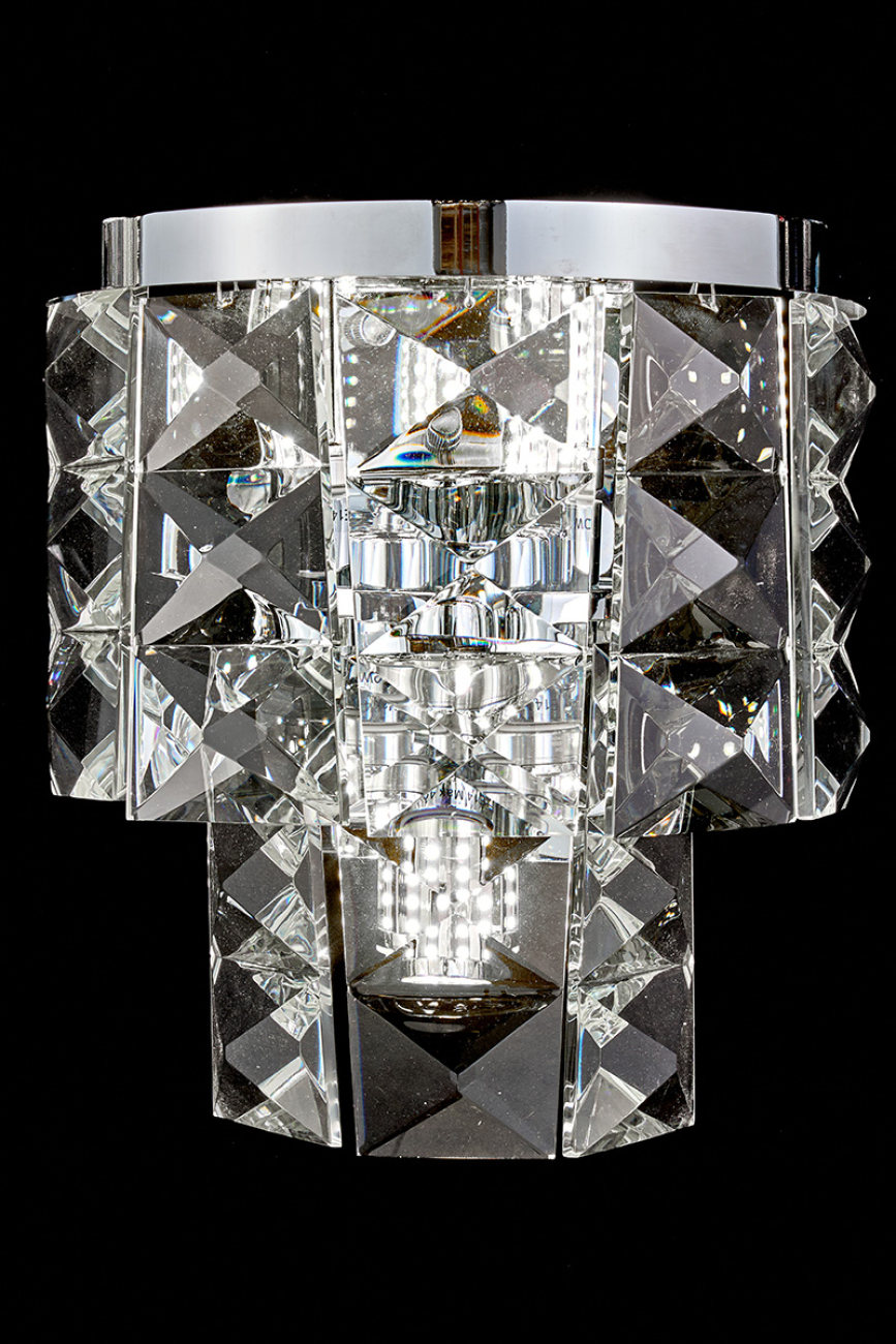 Бра cristal le3003/1w ch