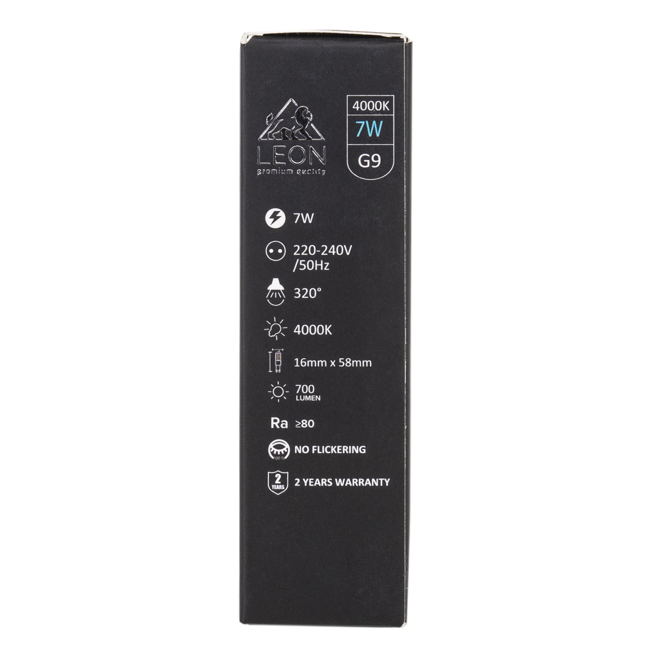 Светодиодная лампа leon le-g9-cob-7w-4000k