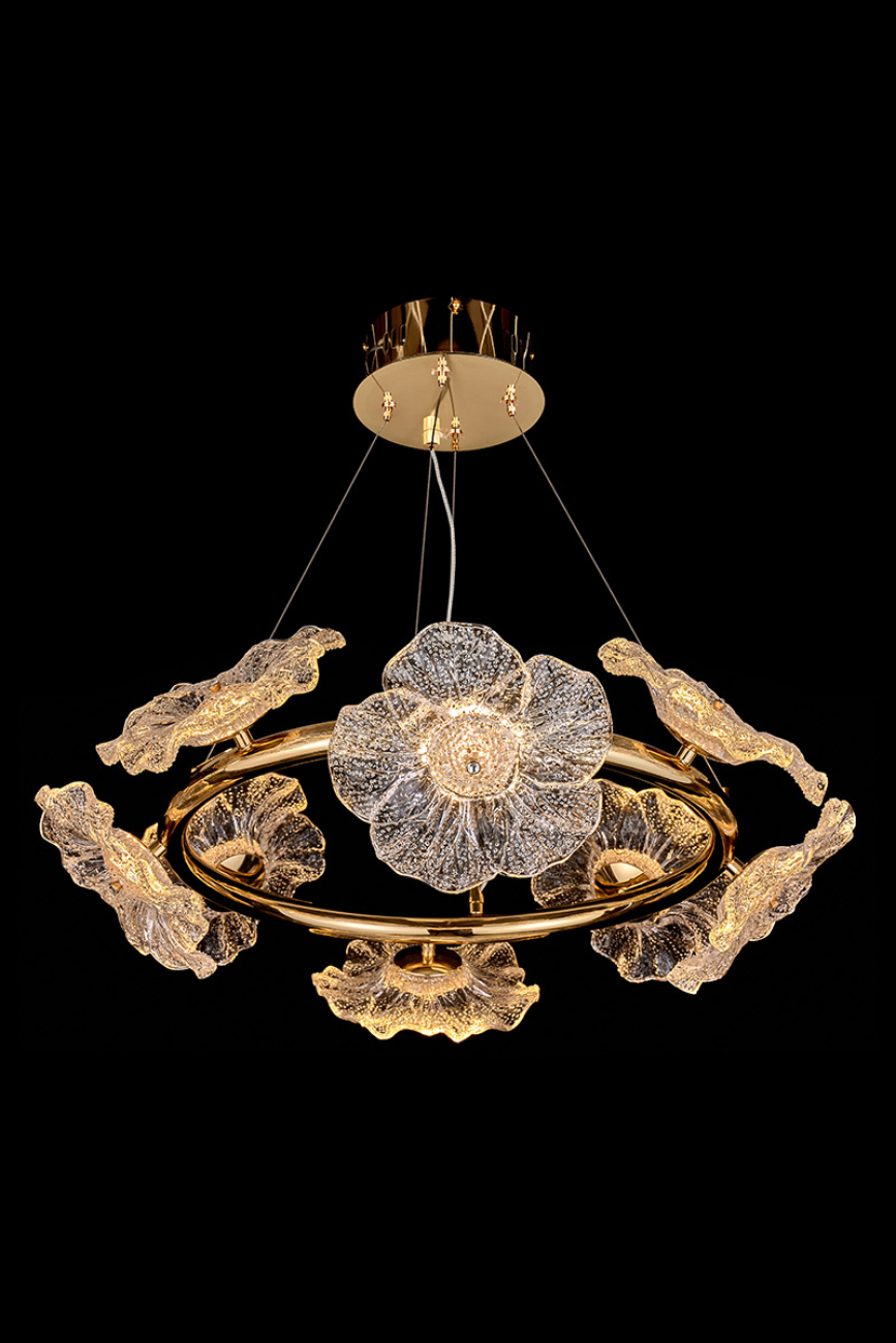 Подвесная люстра violetta le3018/600q gd