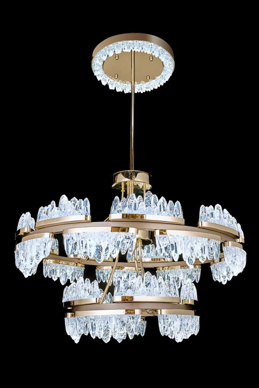 Подвесная люстра lara le7728/780-2k gold