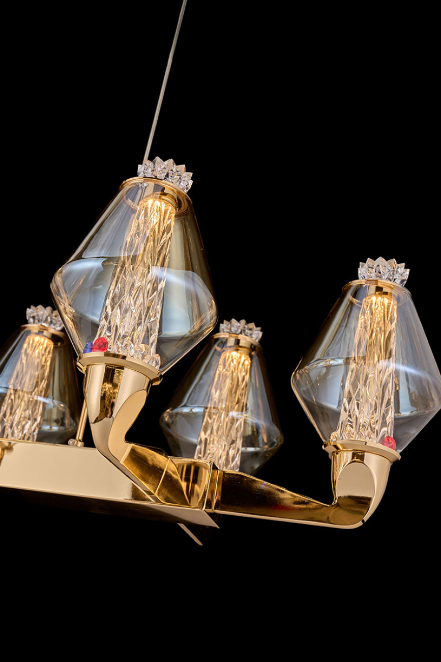 Подвесная люстра camille le3056/1200l gd