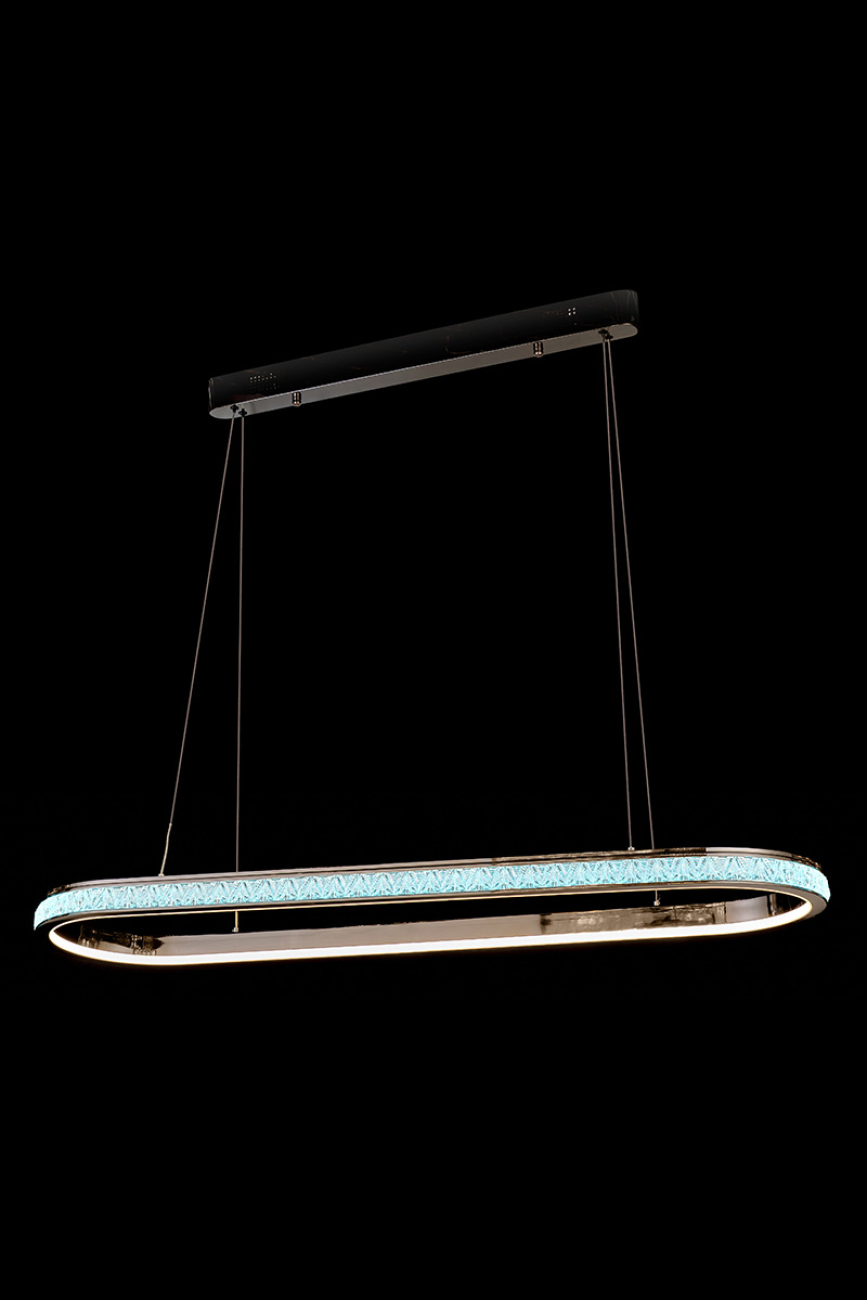 Подвесная люстра aida le7707/1050l black chrome