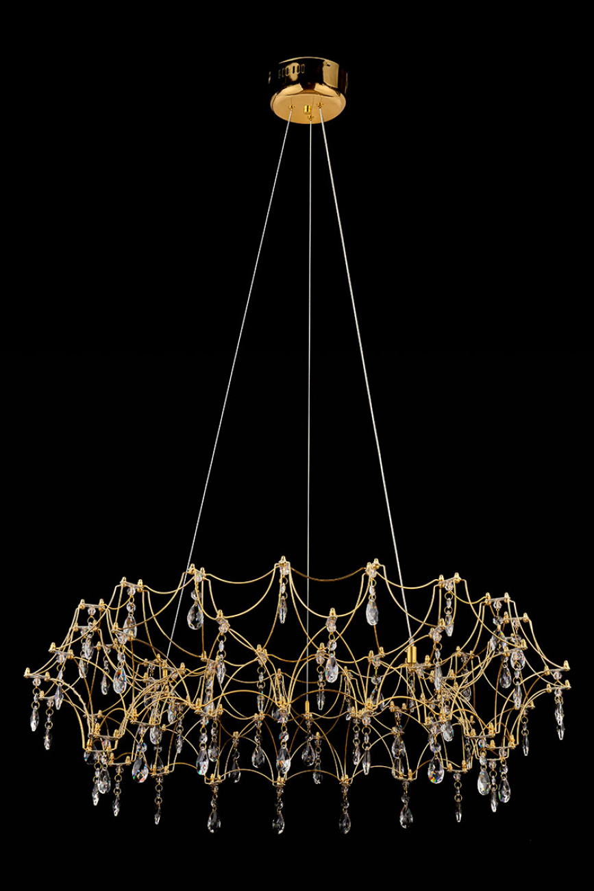 Подвесная люстра thea le3035/800 gd/tr