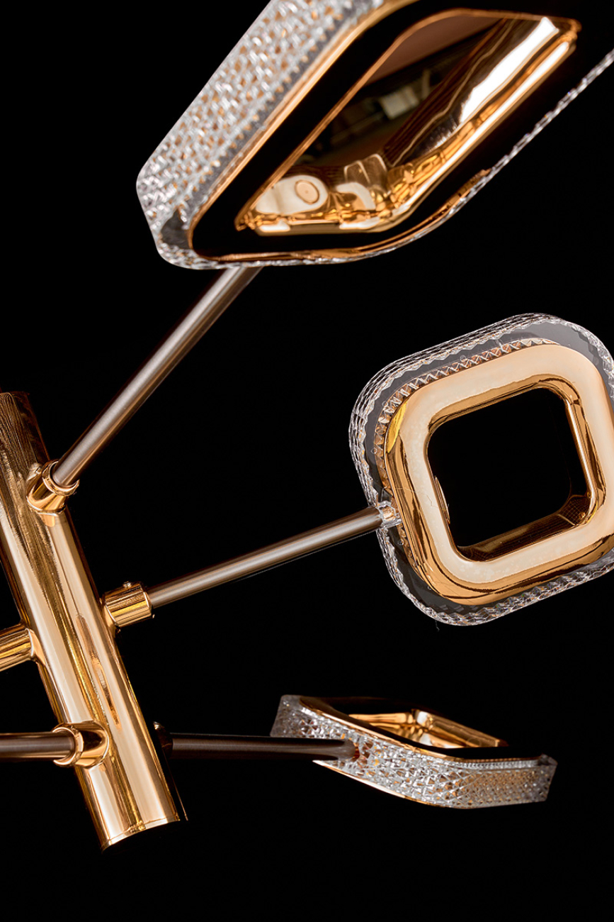 Подвесная люстра theona le7701/6g gold