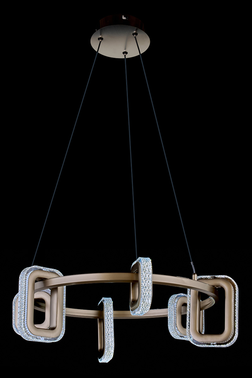 Подвесная люстра theona le7701/6 grey