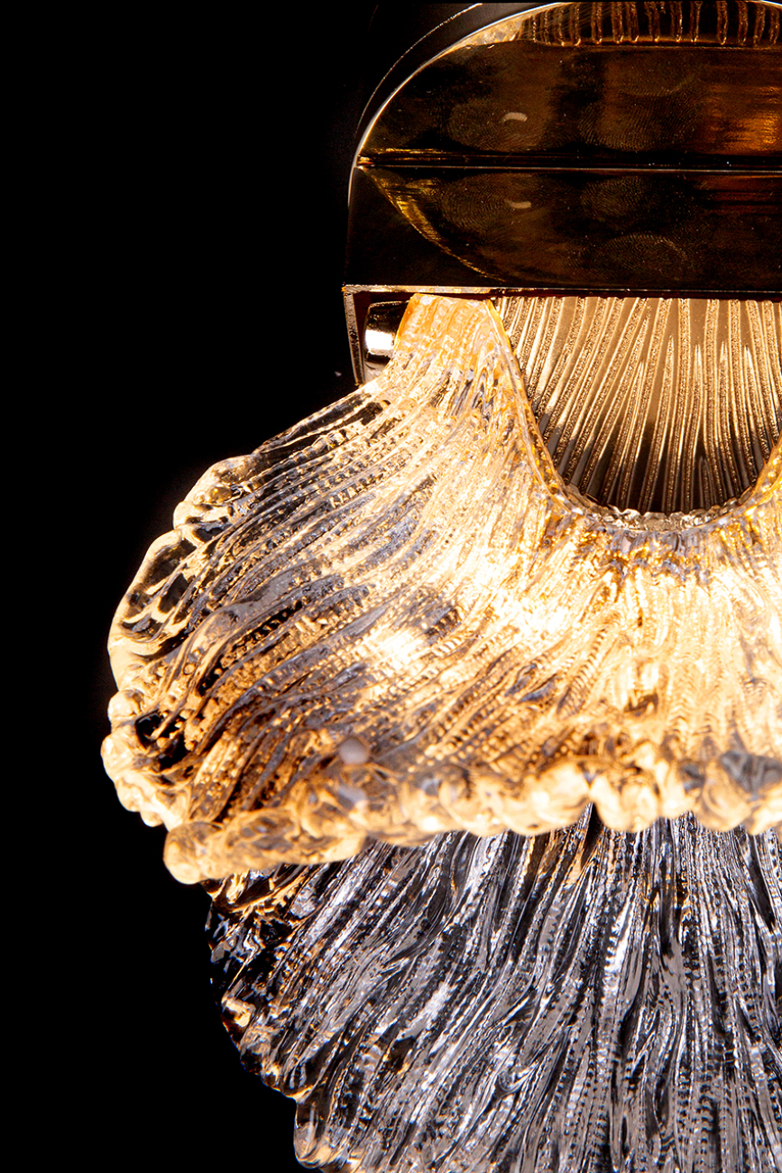 Бра jardin le3032/1w gd/sh