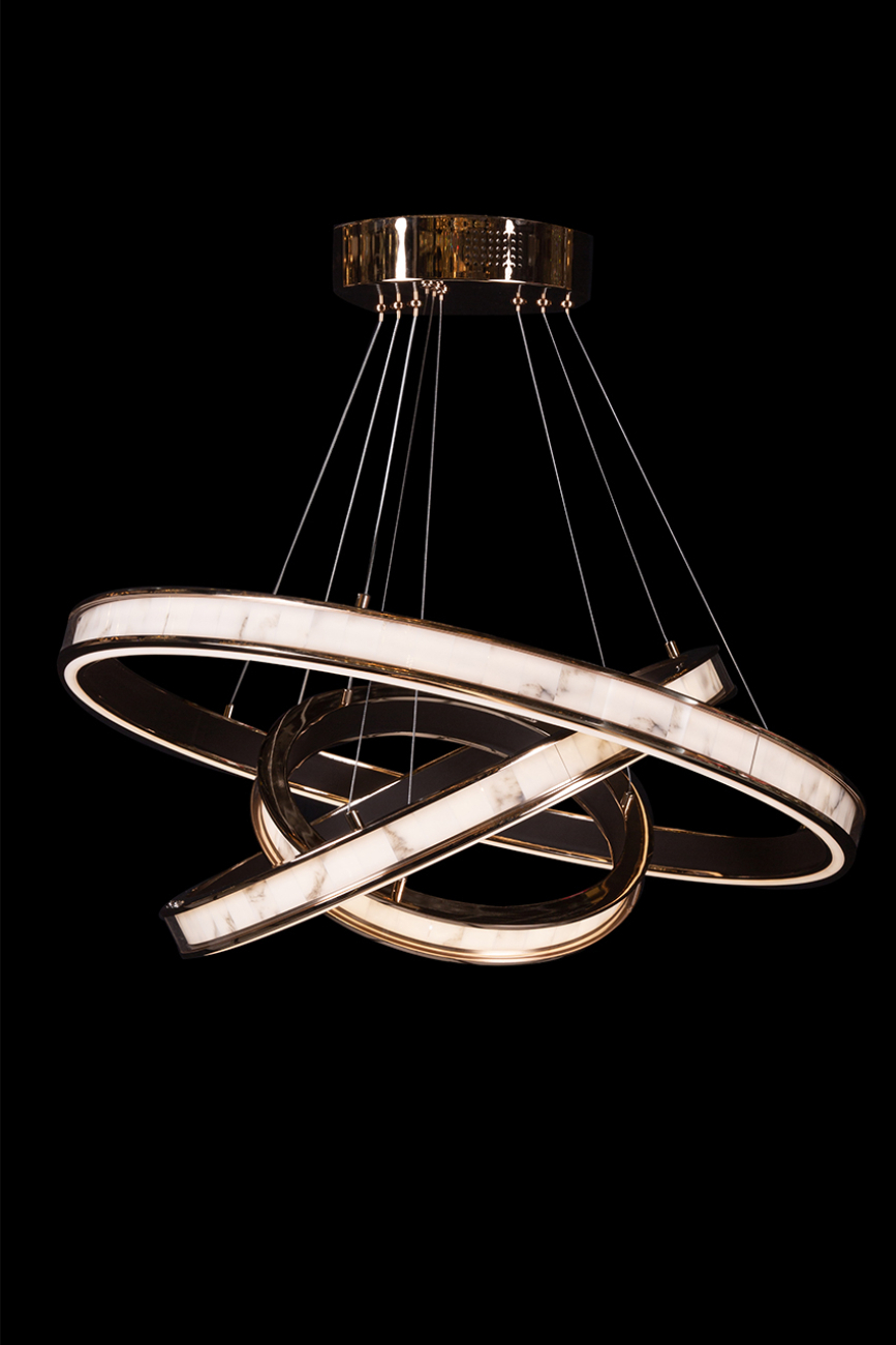 Подвесная люстра christine le7702/800-3k gold