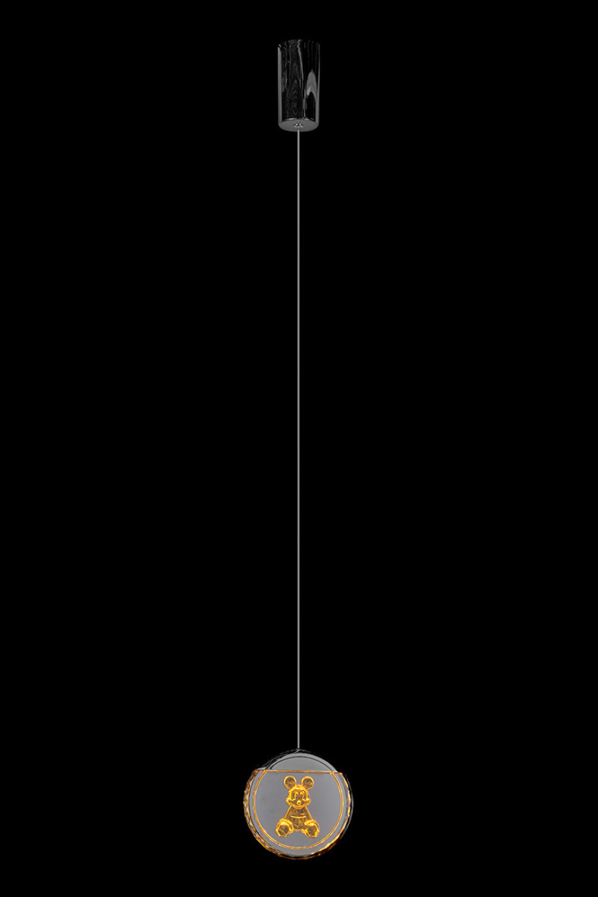 Подвесной светильник mickey le7714/1or black chrome