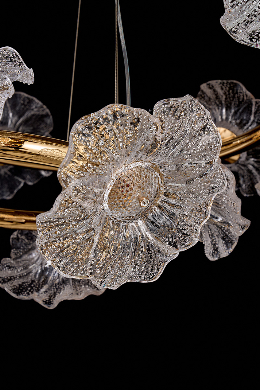 Подвесная люстра violetta le3018/800 gd