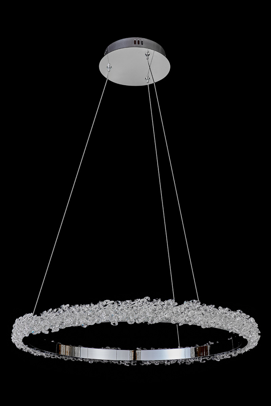 Подвесная люстра yvet le7299-d600 ch