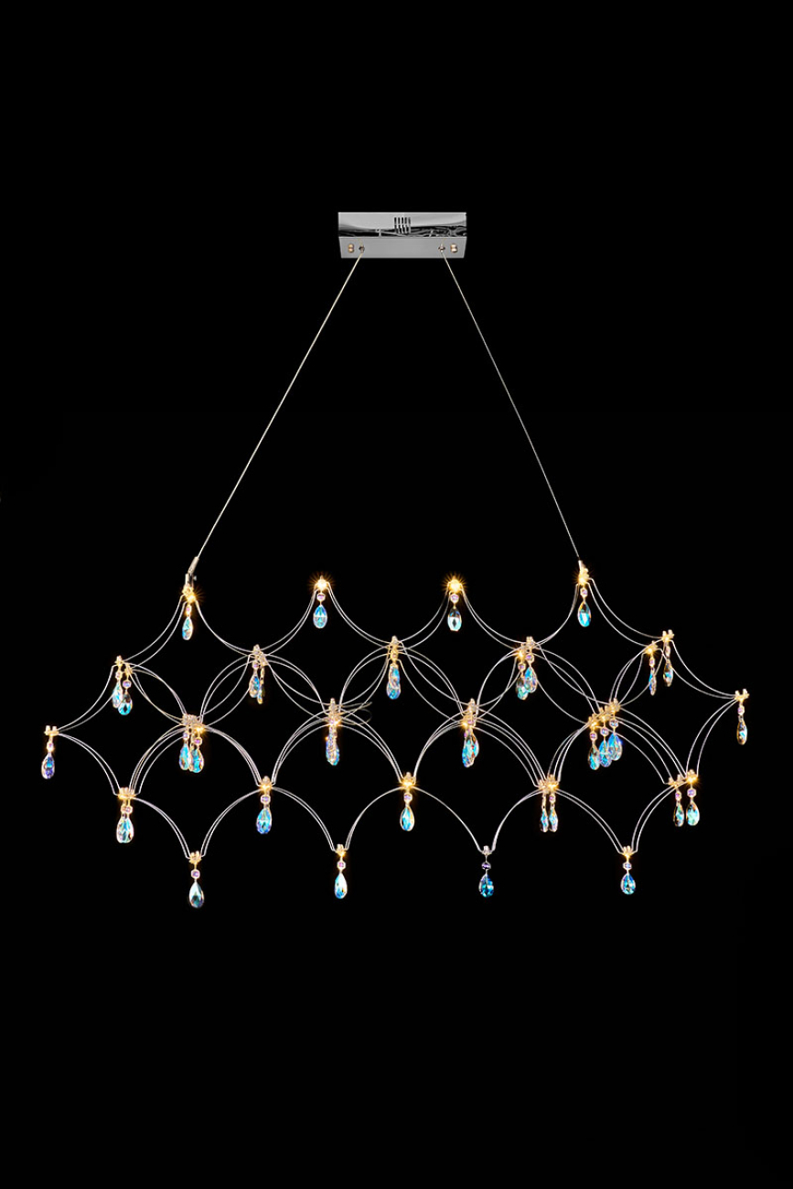 Подвесная люстра thea le3035/1200l ch