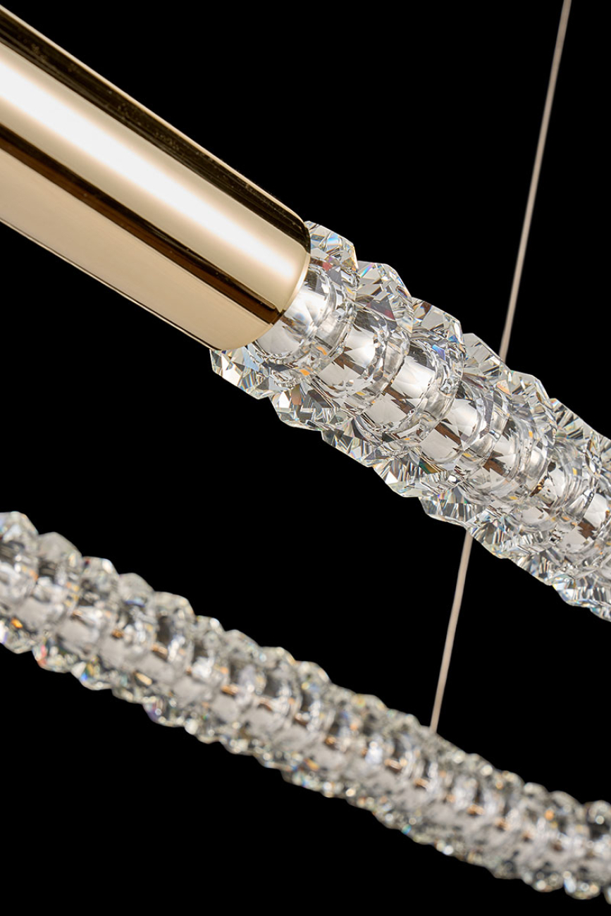 Подвесная люстра tesla le3064/1050l gd