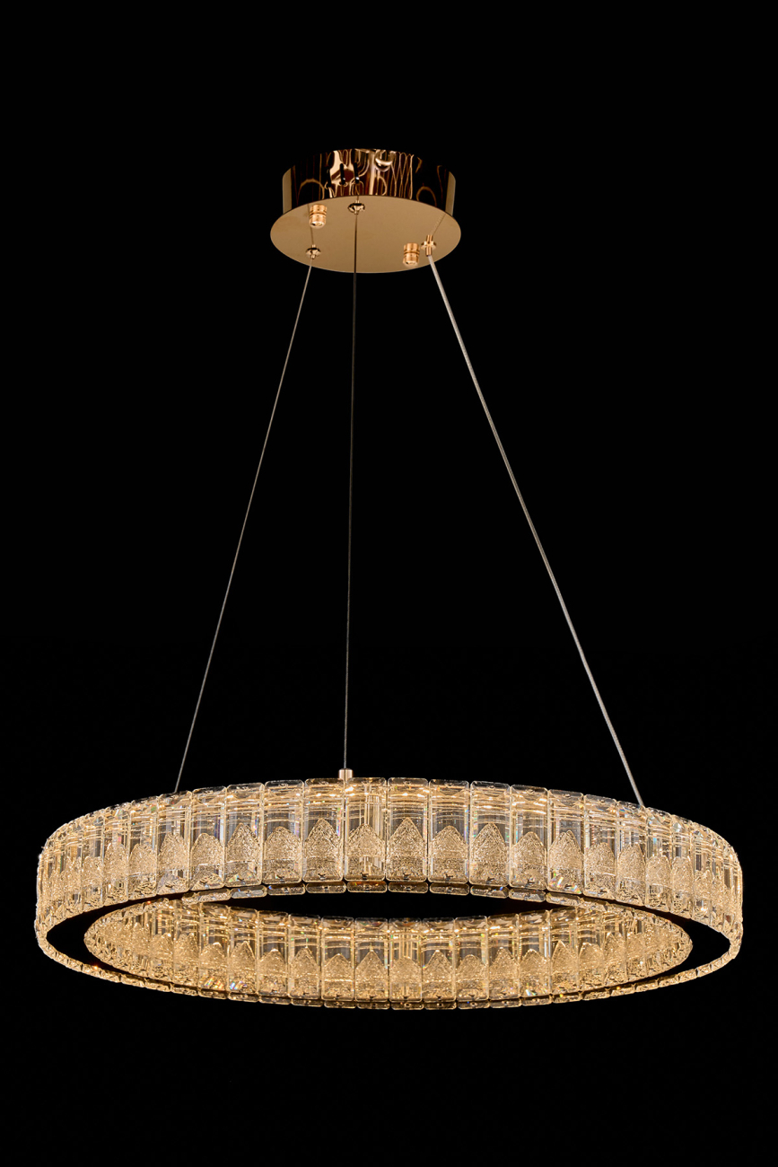 Подвесная люстра delaina le3012/600 gd