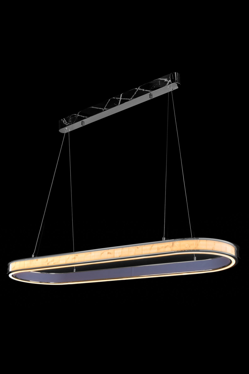 Подвесная люстра christine le7702/1050l black chrome